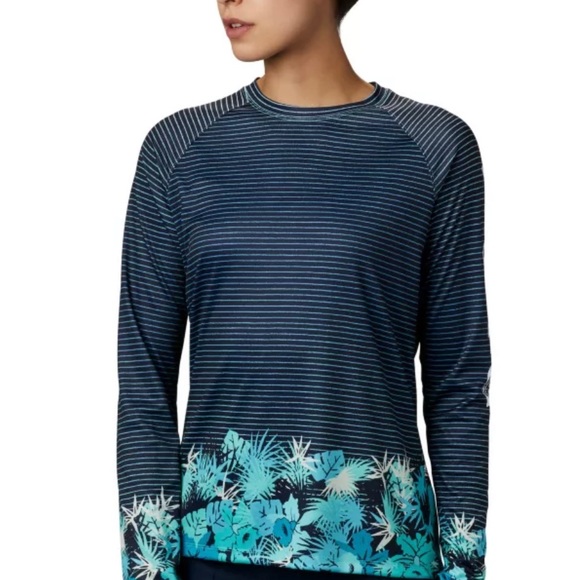 Women’s PFG Super Tidal Tee™ II Long Sleeve Shirt - Plus Size - Picture 4 of 4